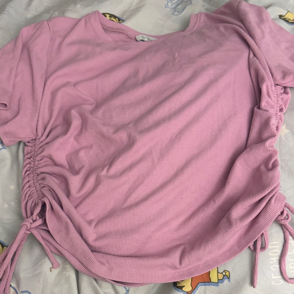 Pink Ruched Top